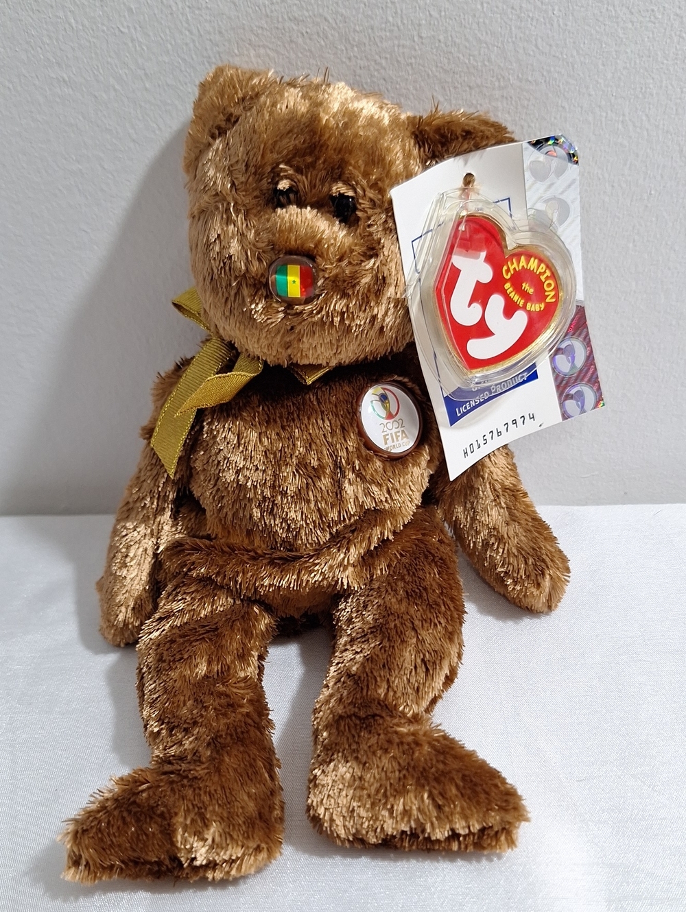 SENEGAL 2002 FIFA WORLD CUP TY BEAR